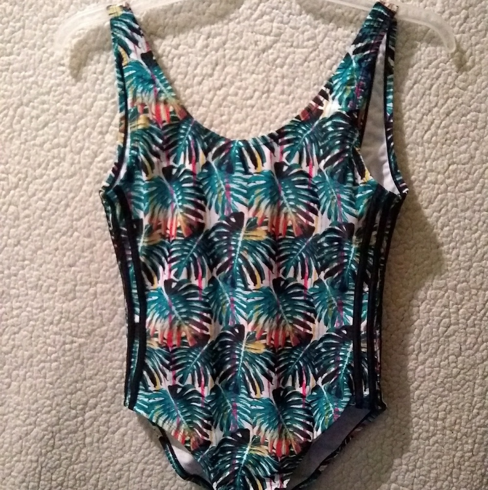 Adidas painted palms summer swimsuit